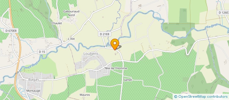 localisation de l'entreprise SCI DE LA TOUR à LOUBENS