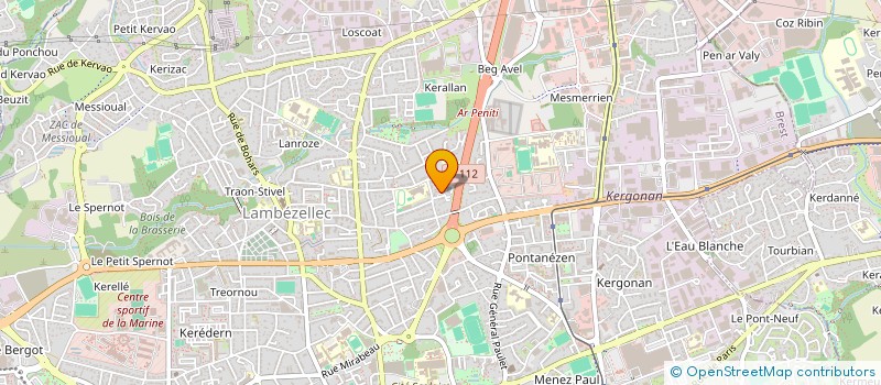 localisation de l'entreprise SCI DE LA TOUR  BREST