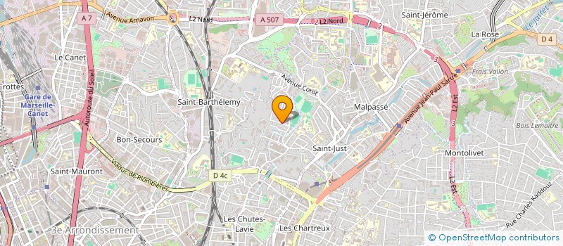 localisation de l'entreprise SCI DE LA TOUR à MARSEILLE