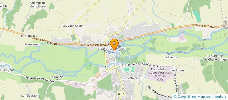 localisation de l'entreprise SCI DE LA TOUR à CHATEAU-RENARD