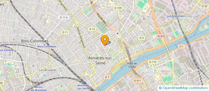 localisation de l'entreprise SCI DE LA TOUR à ASNIERES-SUR-SEINE