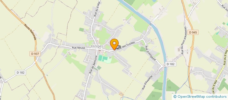 localisation de l'entreprise SCI DE LA TOUR  HINGES