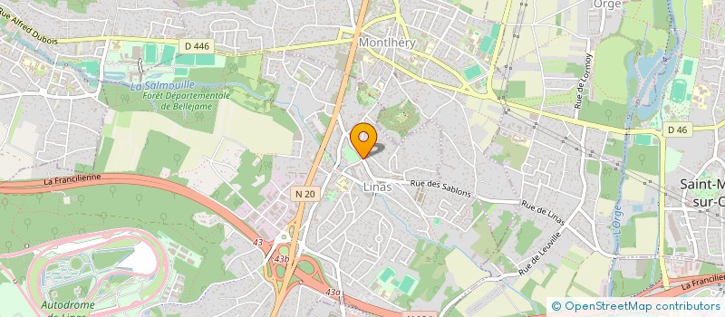localisation de l'entreprise SCI DE LA TOUR à LINAS
