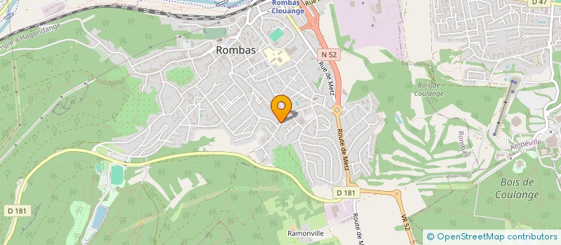 localisation de l'entreprise SCI DE LA TOUR  ROMBAS