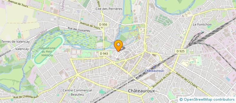 localisation de l'entreprise SCI DE LA TOUR à CHATEAUROUX