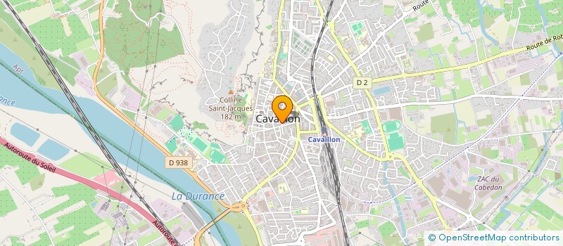 localisation de l'entreprise SCI DE LA TOUR  CAVAILLON