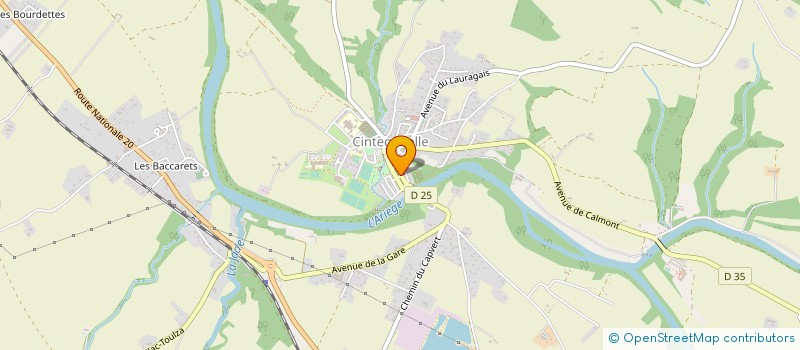 localisation de l'entreprise SCI DE LA TOUR à CINTEGABELLE