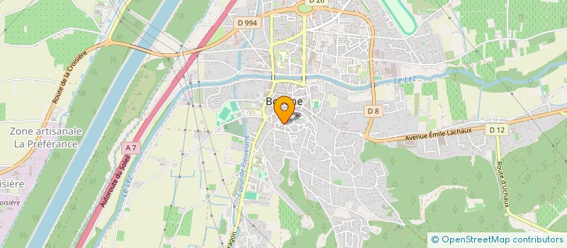 localisation de l'entreprise SCI DE LA TOUR  BOLLENE