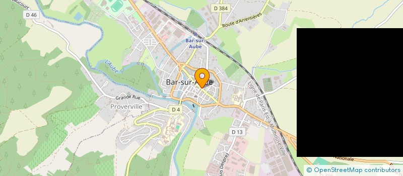 localisation de l'entreprise SCI DE LA TOUR  BAR-SUR-AUBE