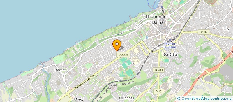 localisation de l'entreprise SCI DE LA TOUR à THONON-LES-BAINS