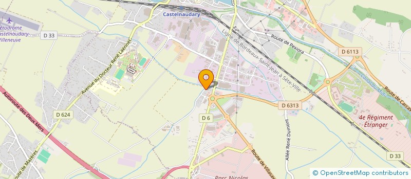 localisation de l'entreprise SCI DE LA TOUR  CASTELNAUDARY