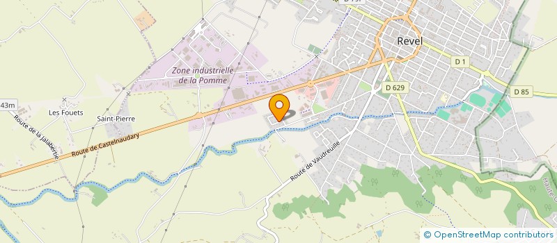 localisation de l'entreprise SCI DE LA TOUR  REVEL