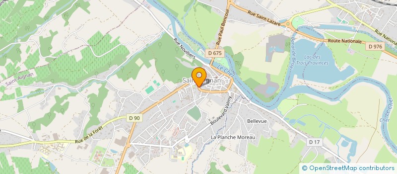 localisation de l'entreprise SCI DE LA TOUR à SAINT-AIGNAN
