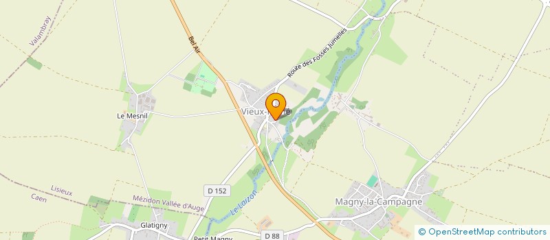 localisation de l'entreprise SCI DE LA TOUR  MEZIDON VALLEE D'AUGE