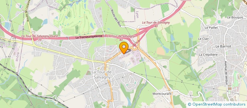 localisation de l'entreprise SCI DE LA TOUR  LA TOUR-DE-SALVAGNY