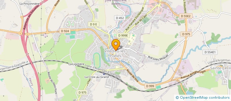 localisation de l'entreprise SCI DE LA TOUR AU DAUPHIN  VILLEDIEU-LES-POELES-ROUFFIGNY