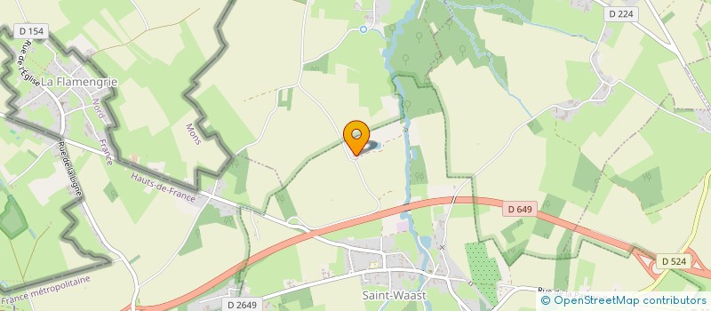 localisation de l'entreprise SCI DE LA TOUR AUX BOIS à SAINT-WAAST