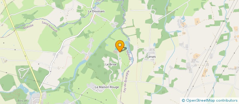 localisation de l'entreprise SCI DE LA TOUR BAULOISE  MALVILLE