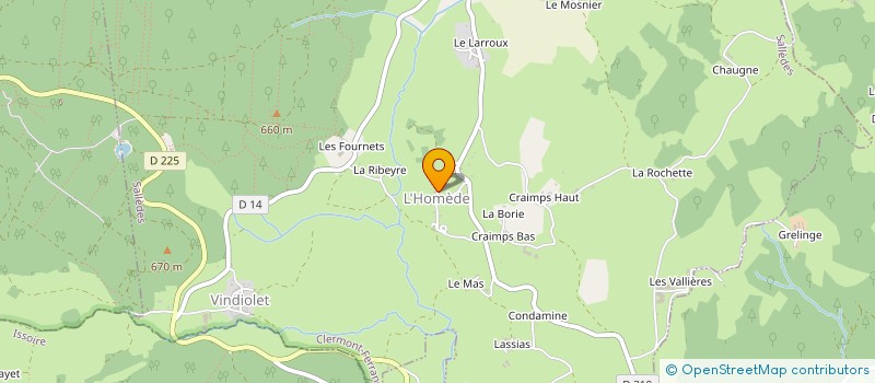 localisation de l'entreprise SCI DE LA TOUR D AQUILA  SALLEDES