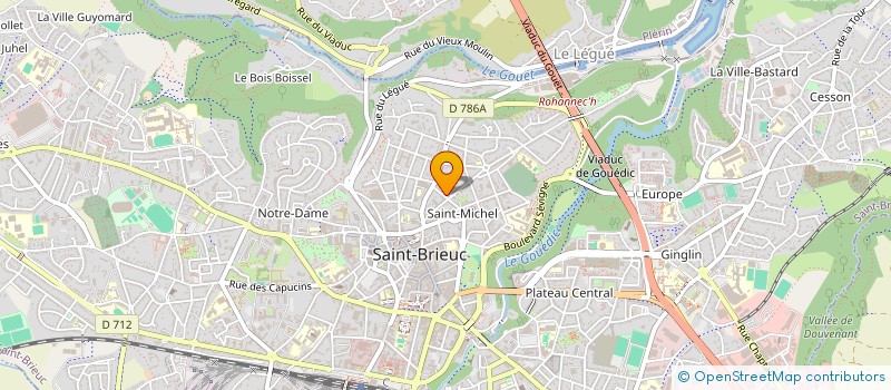 localisation de l'entreprise SCI  DE LA TOUR D ARMOR à SAINT-BRIEUC