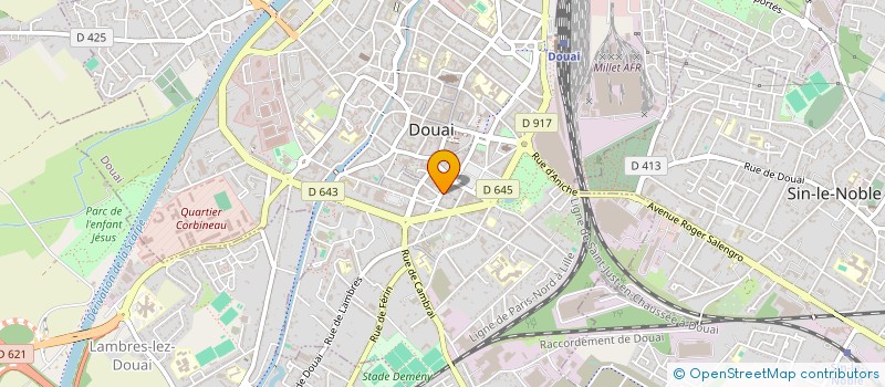 localisation de l'entreprise SCI DE LA TOUR DE BOURGOGNE à DOUAI