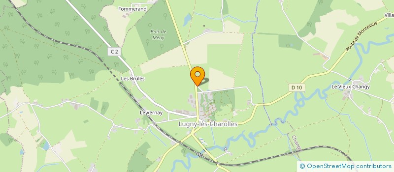 localisation de l'entreprise SCI DE LA TOUR DE FER DE LUGNY  LUGNY-LES-CHAROLLES