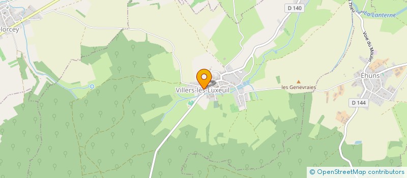 localisation de l'entreprise SCI DE LA TOUR DU BAILLY  VILLERS-LES-LUXEUIL