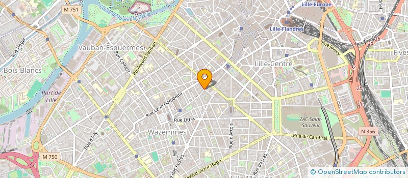 localisation de l'entreprise SCI DE LA TOUR FENDUE à LILLE