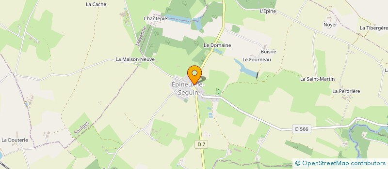 localisation de l'entreprise SCI DE LA TOUR GATINAISE  VAL-DU-MAINE