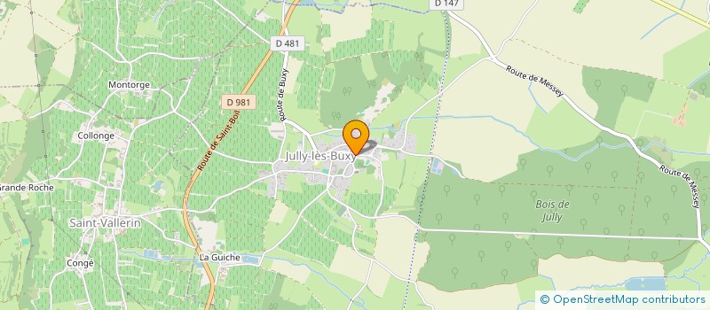 localisation de l'entreprise SCI DE LA TOUR ROUGE  BUXY