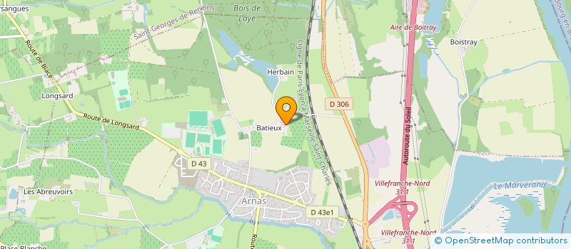 localisation de l'entreprise SCI DE LA TOUR SARRASINE  ARNAS