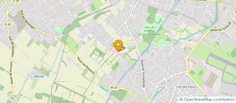 localisation de l'entreprise SCI DE LA TOURAINE  CUGNAUX