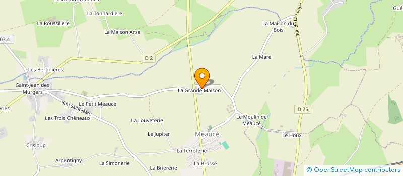 localisation de l'entreprise SCI DE LA TOURELLE  MEAUCE