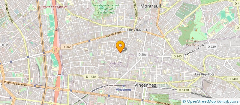 localisation de l'entreprise SCI DE LA TOURELLE à MONTREUIL