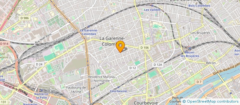 localisation de l'entreprise SCI DE LA TOURNELLE  LA GARENNE-COLOMBES