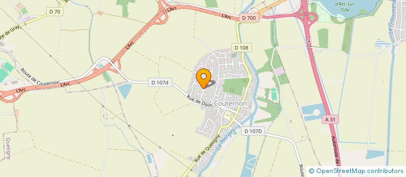 localisation de l'entreprise SCI DE LA TOURNELLE  COUTERNON