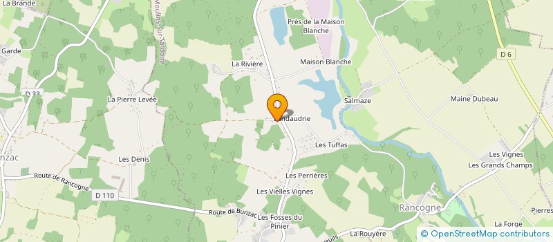 localisation de l'entreprise SCI DE LA TOUVRE à MOULINS-SUR-TARDOIRE