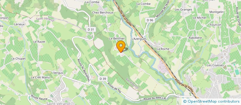 localisation de l'entreprise SCI DE LA TRANCHE  TERNAND