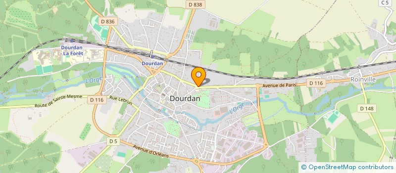 localisation de l'entreprise SCI DE LA TRANCHEE  DOURDAN