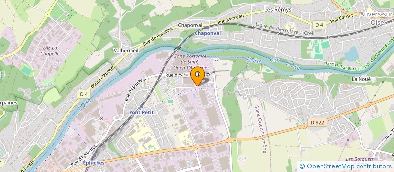 localisation de l'entreprise SCI DE LA TREATE 9 à SAINT-OUEN-L'AUMONE