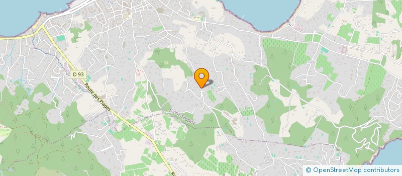 localisation de l'entreprise SCI DE LA TREILLE à SAINT-TROPEZ
