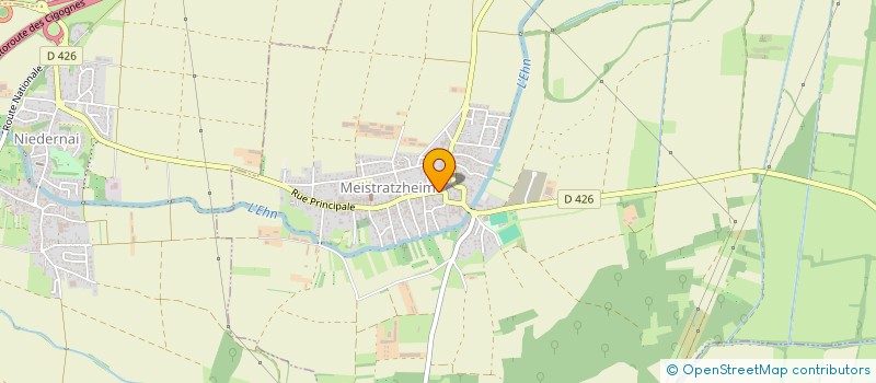 localisation de l'entreprise SCI DE LA TREILLE  GOXWILLER