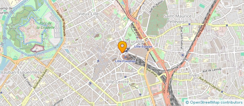localisation de l'entreprise SCI DE LA TREILLE à LILLE