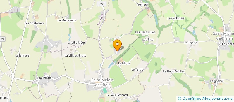 localisation de l'entreprise SCI DE LA TREUNAIS  BOURSEUL