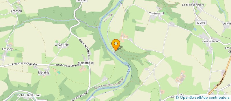 localisation de l'entreprise SCI DE LA TRIADE  MESLAY