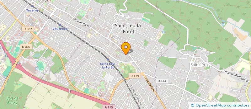 localisation de l'entreprise SCI DE LA TRIBU  SAINT-LEU-LA-FORET