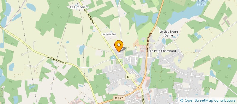 localisation de l'entreprise SCI DE LA TRILLONNIERE  ROMORANTIN-LANTHENAY