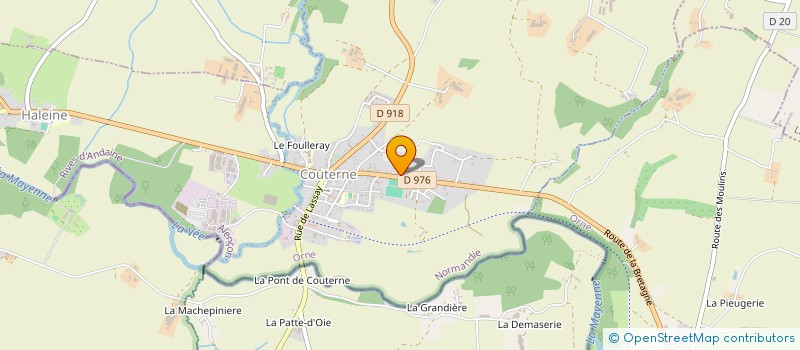 localisation de l'entreprise SCI DE LA TROCHARDIERE à RIVES D'ANDAINE