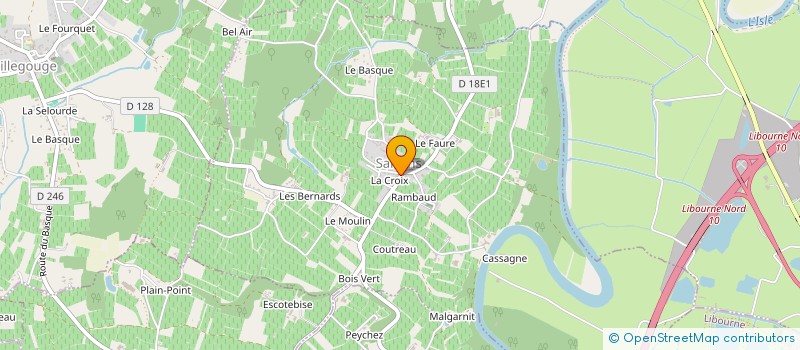 localisation de l'entreprise SCI DE LA TRUFFIERE  SAILLANS