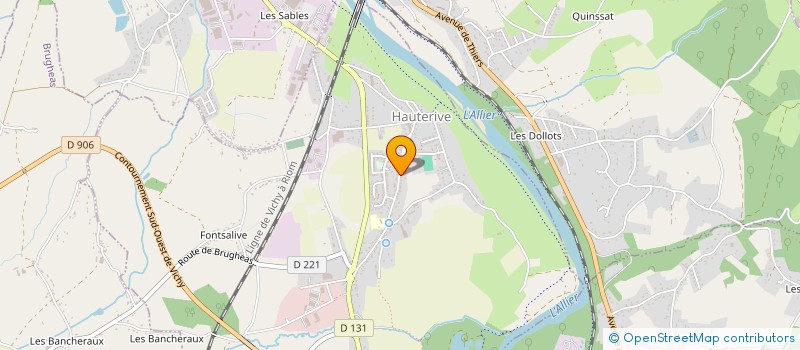 localisation de l'entreprise SCI DE LA TUILERIE à HAUTERIVE